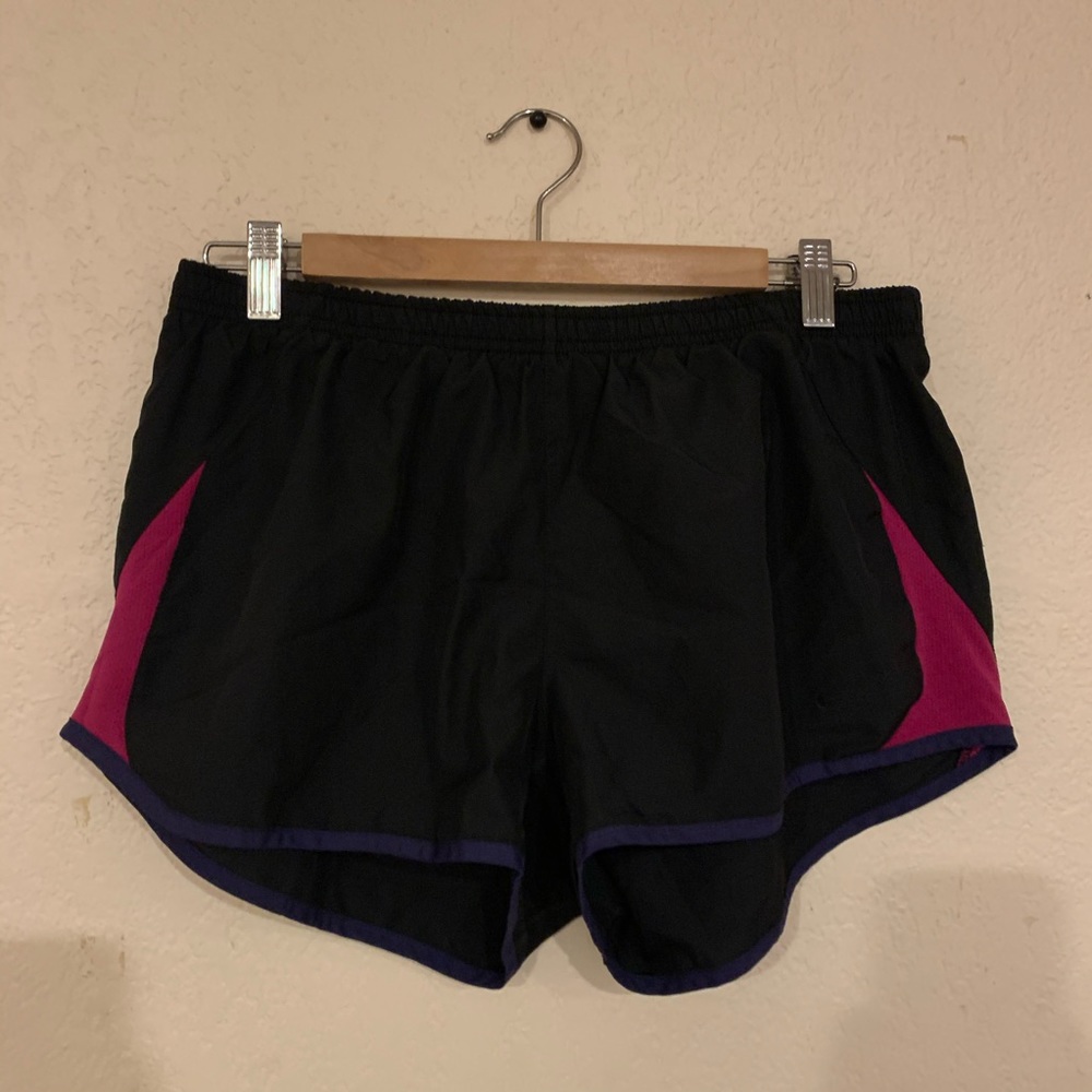 Black and Pink Nike Running Shorts